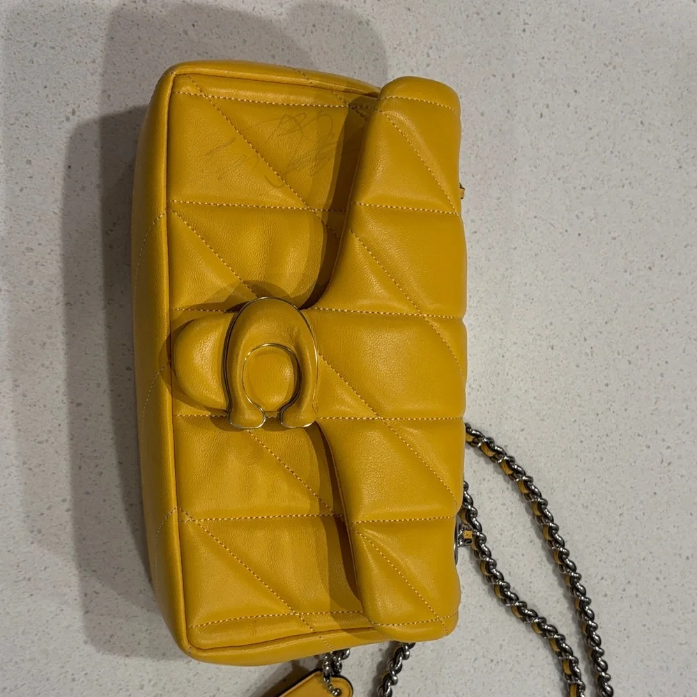 Coach Mustard Tabby 20 Shoulder Bag - Picture 6 of 12